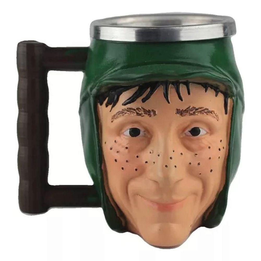 Caneca 3D Chaves Inox Resina Decorativa: Chaves/Chapolin