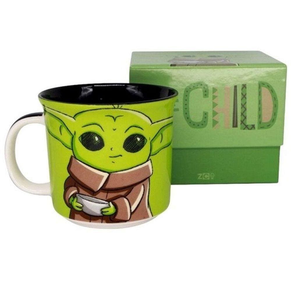 Caneca de Cerâmica Tom Baby Yoda: Star Wars
