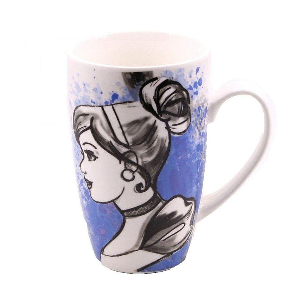 Caneca Porcelana Cinderela Princesas: Disney