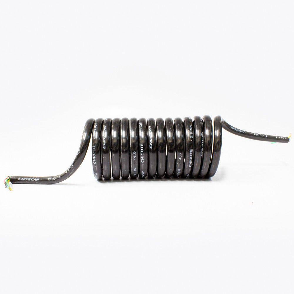 Mangueira Espiral Chicote Elétrico Cavalo Carreta 4,5 Metros - Engatcar - 1041