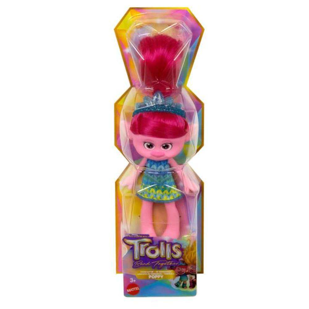 Boneca - Trolls Poppy Basica MATTEL | Extra