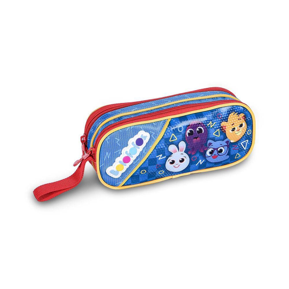 Estojo Turminha Bolofofos Escolar Infantil