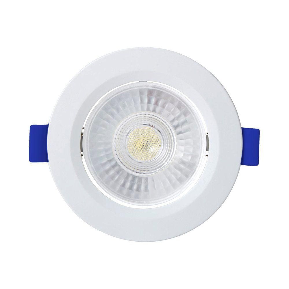 Spot de Led Embutir Slim MR11 Redondo 3W Bivolt Blumenau 3000K Luz Quente