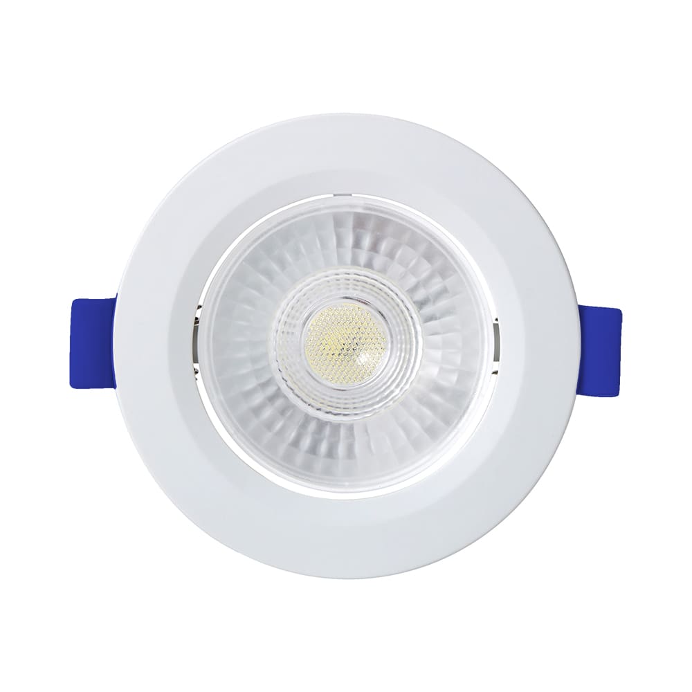 Spot de Led Embutir Slim MR16 Redondo 6W Bivolt Blumenau 3000K Luz Quente