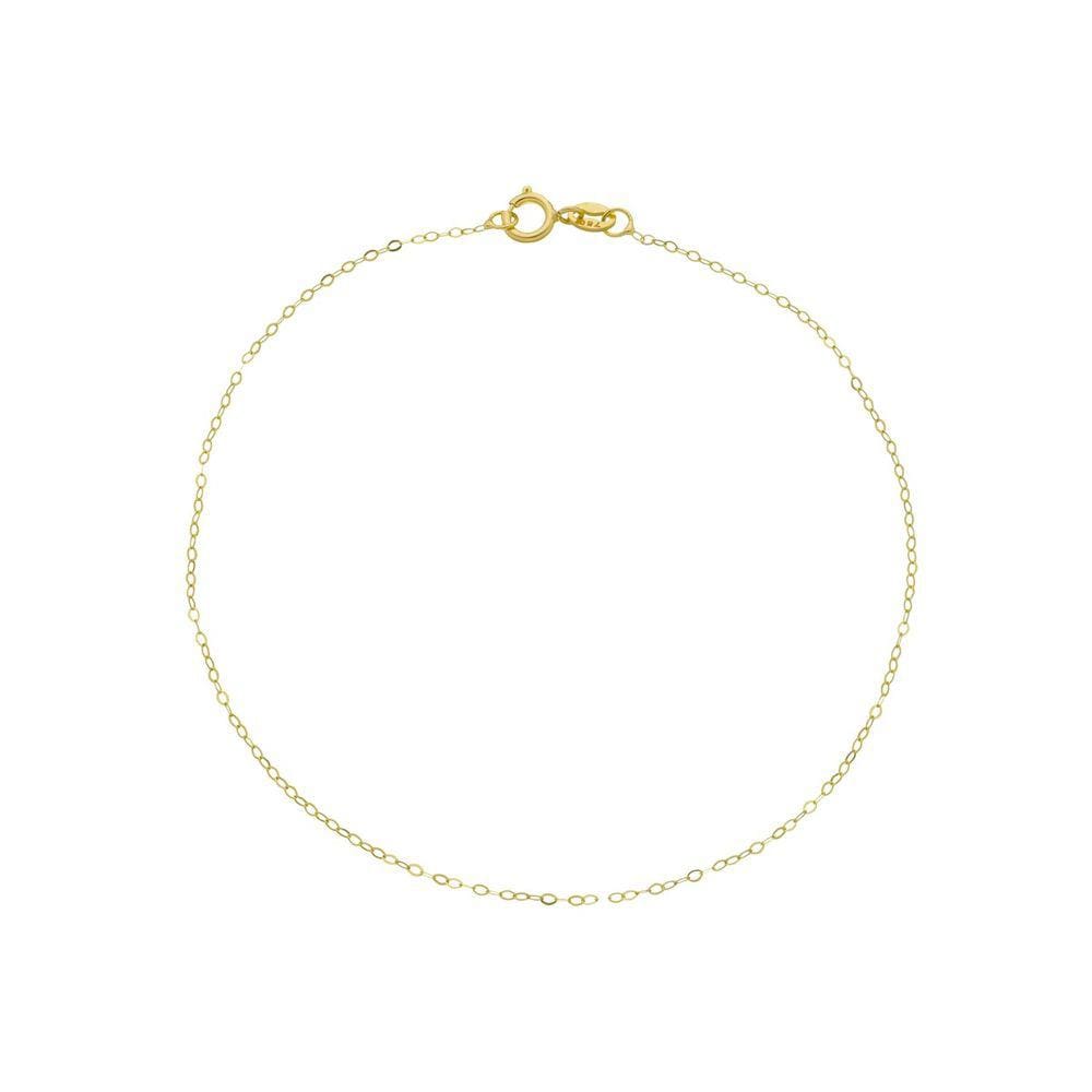 Pulseira De Ouro Feminina 18k Americana