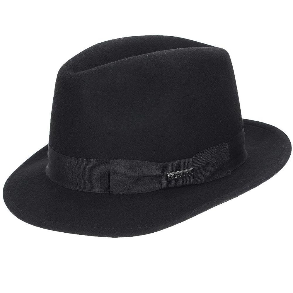 Chapéu de Feltro Marcatto 100% Lã Preto 18381