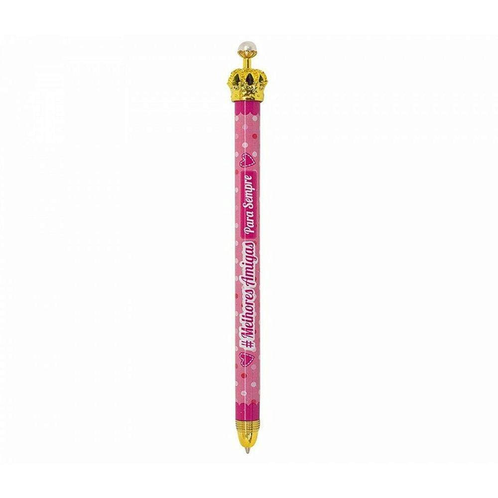 Caneta Melhores Amigas Para Sempre Princesa Coroa 0.7mm: FS
