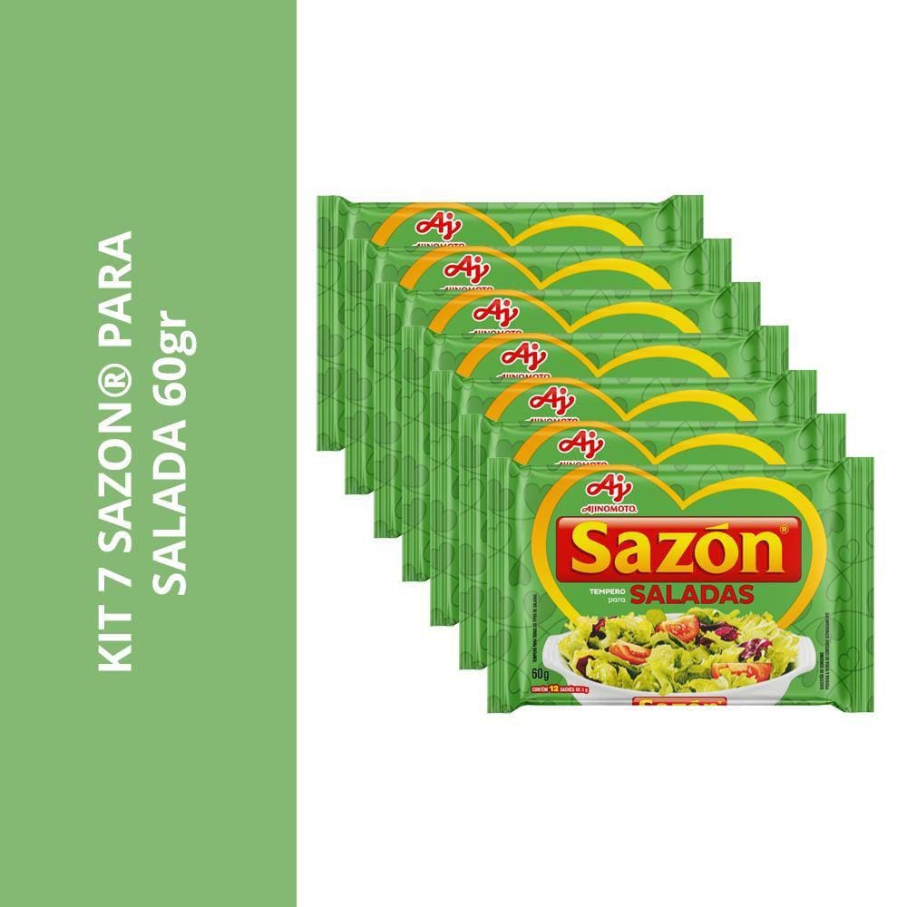 Kit 7 Sazon Para Salada 60Gr