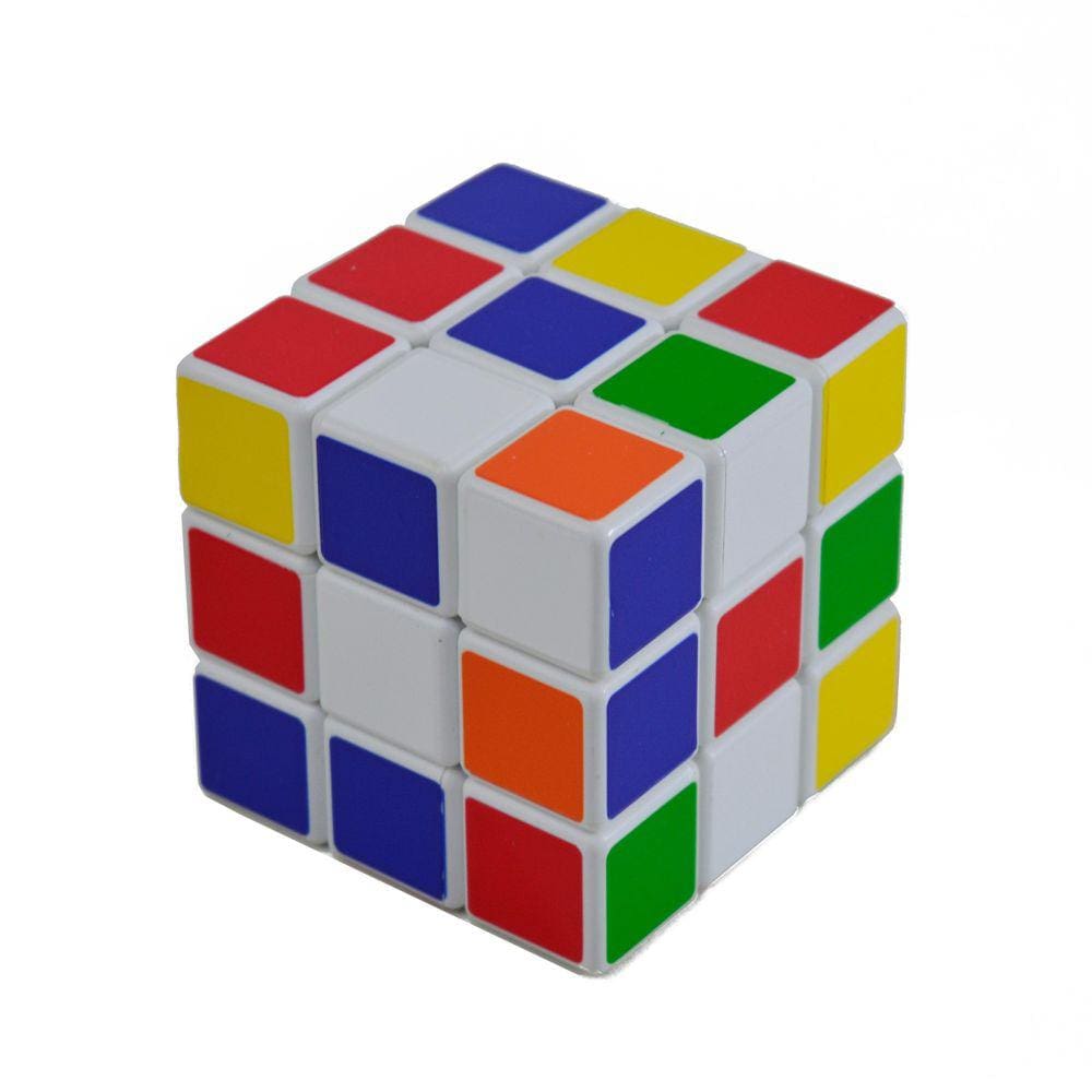 Cubo Mágico 3x3 Iniciante Simples Criança Cor Branco