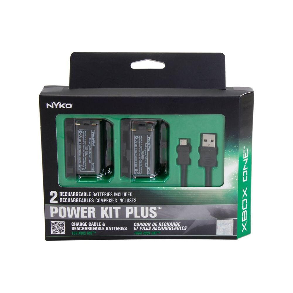 Carregador Controle Xbox One Cabo + 2 Baterias Nyko