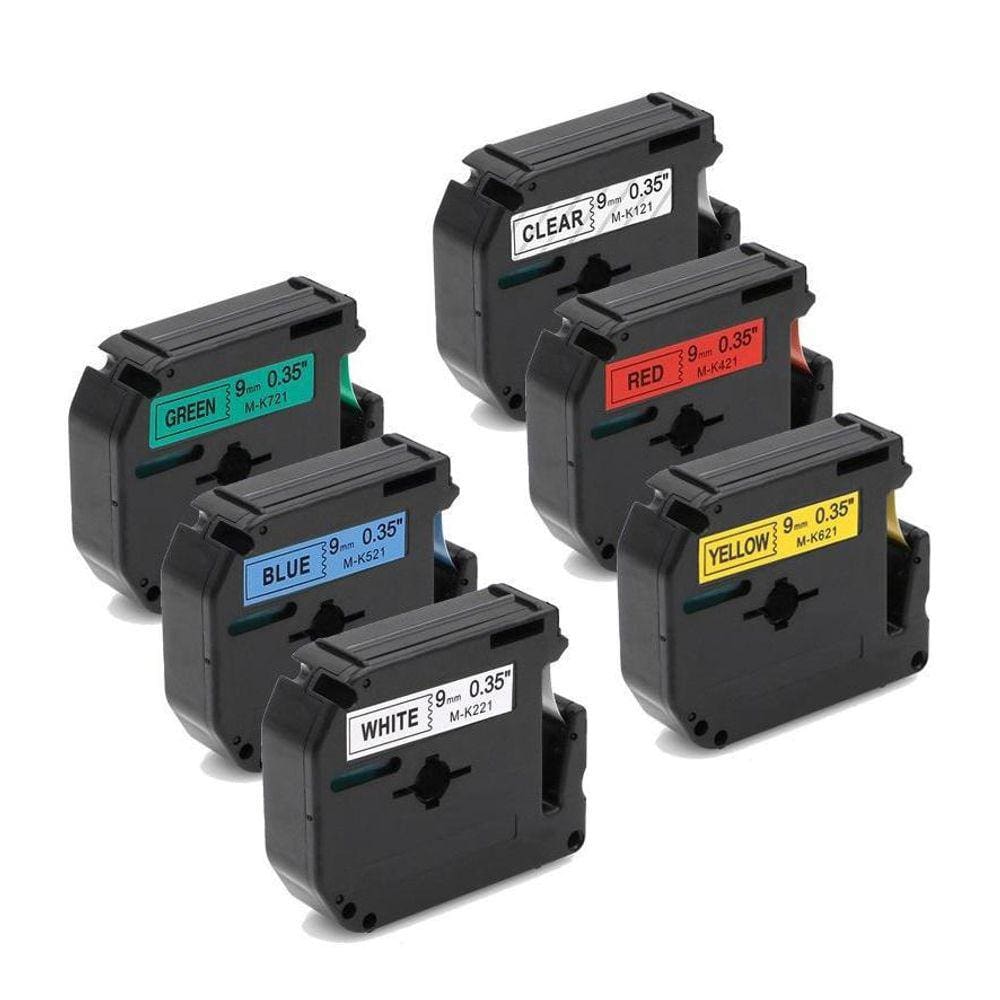 Kit 6 Fitas Coloridas 9mm Pt-60 65 70 80 90 Mk