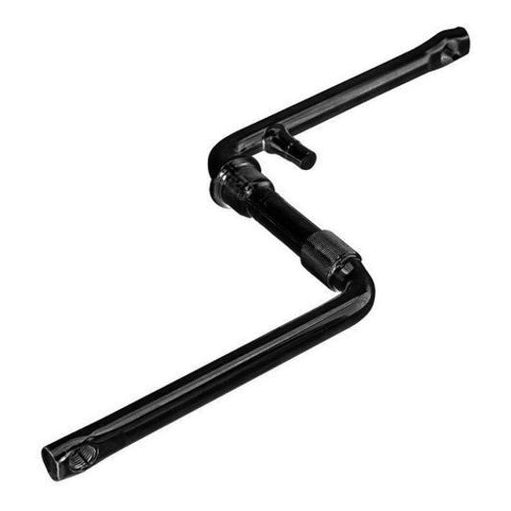 Pedivela Monobloco Fauber 165mm c/pino 15mm Preto - Paco