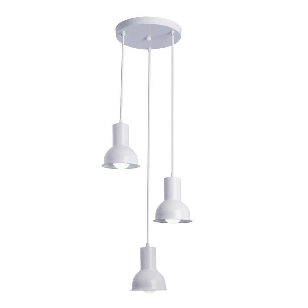 Lustre Pendente Collection Trio Branco - Startec