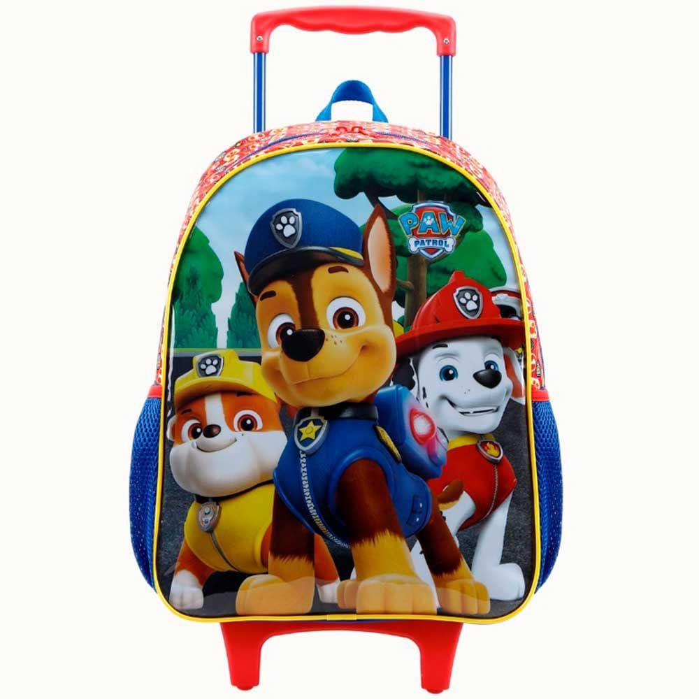 Mochila de Rodinhas Infantil - 14 - Patrulha Canina X2 - Xeryus