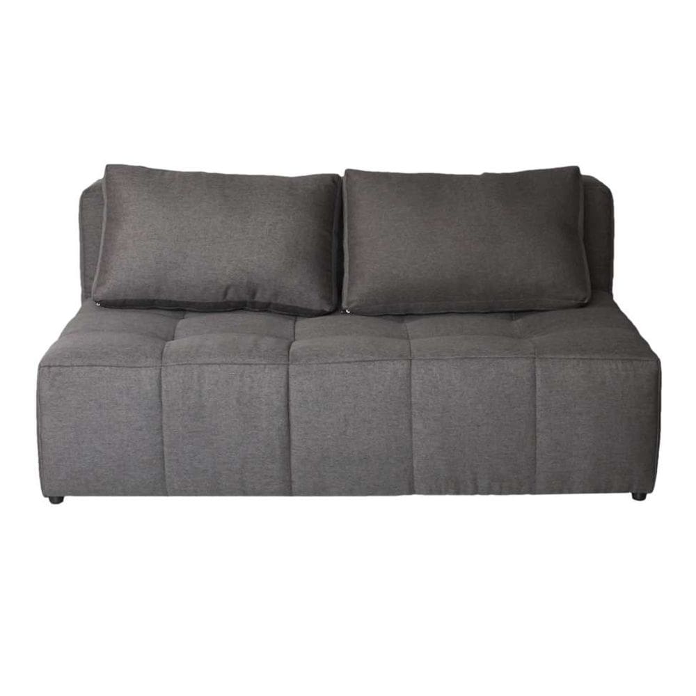 sofá 2 lugares modular soho linho grafite