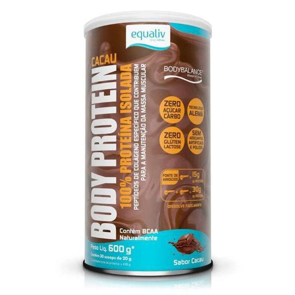 Body protein cacau 600g - Equaliv