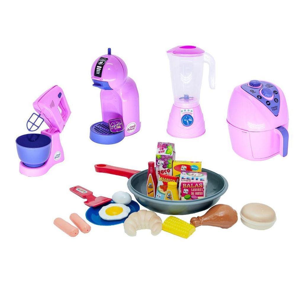 Cozinha Infantil Eletro Panelas 23pç - Click Compras