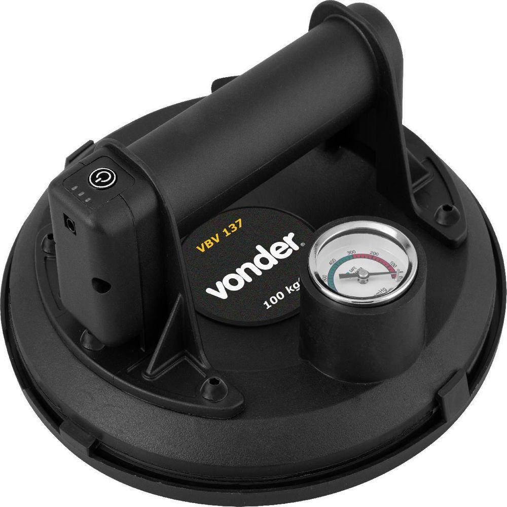 Ventosa 203 mm, 100 kgf, Bateria Recarregável 3,7V