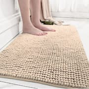 Tapete para banheiro bolinha microfibra Absorvente Colors