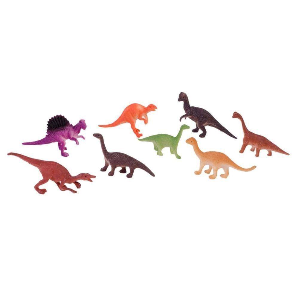 Kit Dinossauros Com 8 Peças - Wellkids