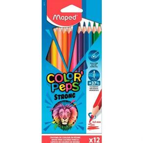 Lápis De Cor Colorpeps Strong - 12 Cores - Maped -