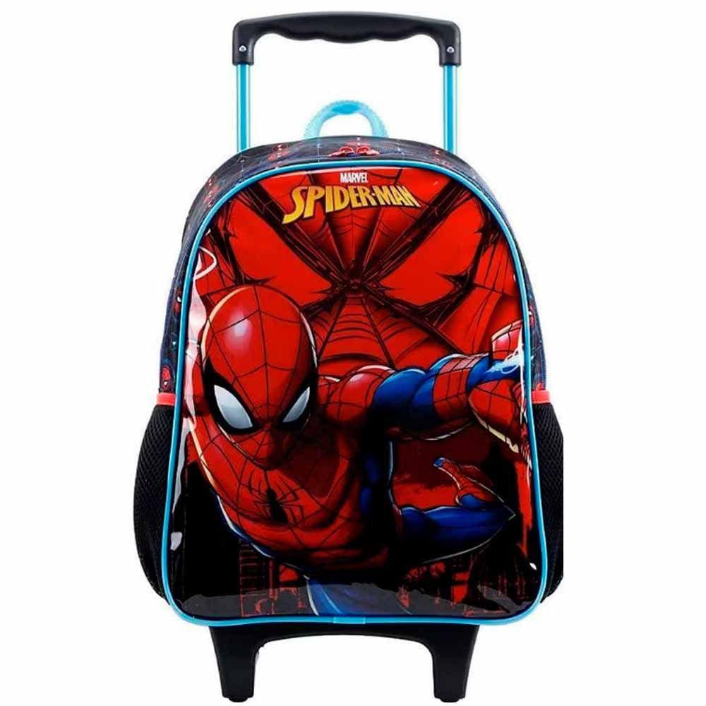 Mochila de Rodinhas Infantil - 16 - Marvel - Homem-Aranha X2 - Xeryus