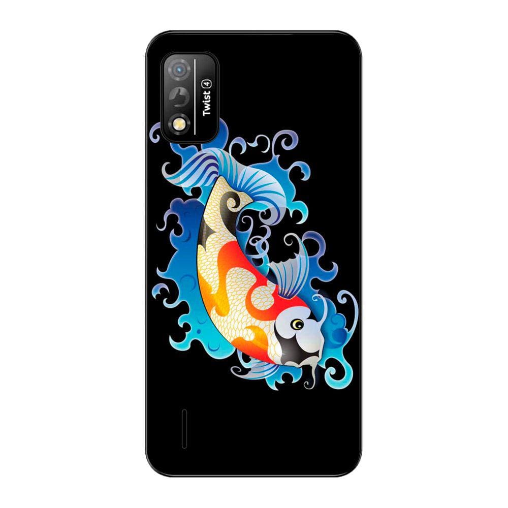 Capa Adesivo Skin053 Verso Para Positivo Twist 4 (2021)