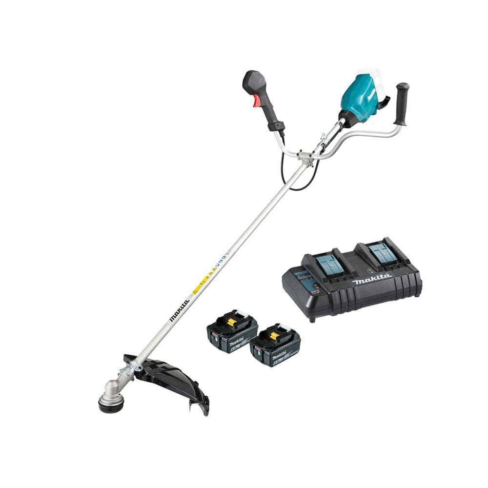 Roçadeira Bateria Com 2 Baterias 18V 6Ah e Carregador Duplo DUR369AZP Makita 220V