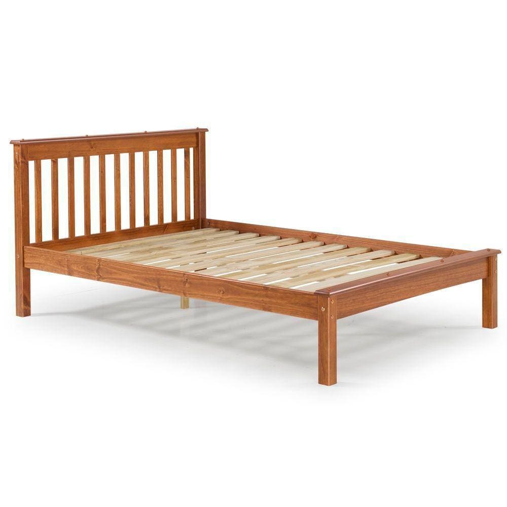 Cama Casal Inglesa Em Madeira Maciça Mv Outlet Mel