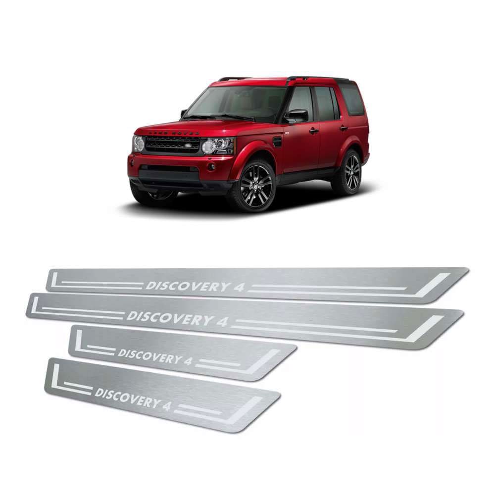 Soleira De Porta Land Rover Discovery 4 2009 Até 2016 Inox