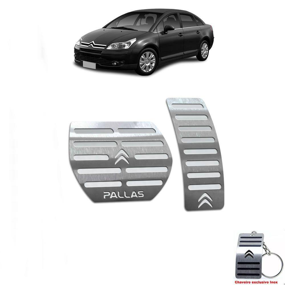 Pedaleira Citroen C4 Pallas Automatico Aço Inox