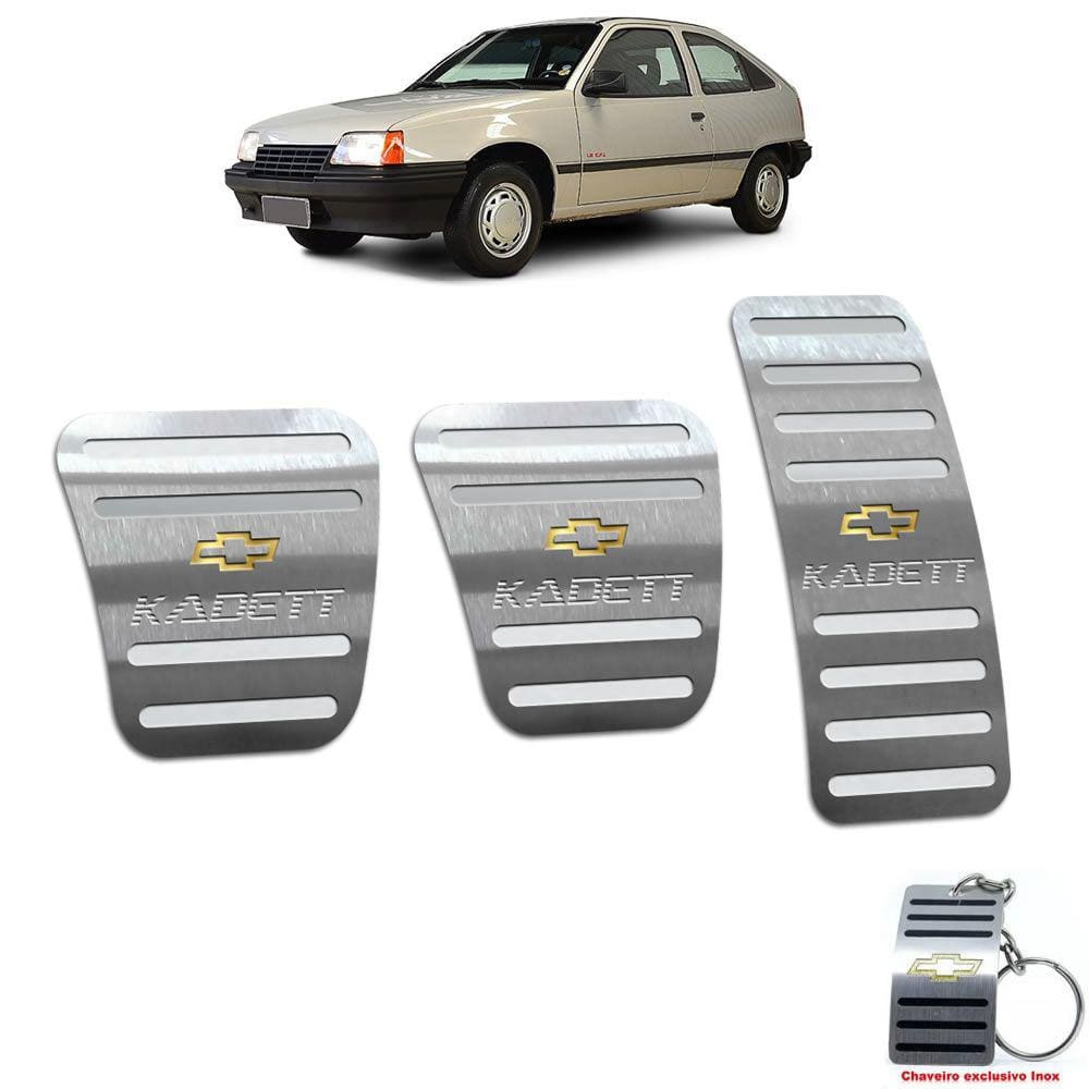Pedaleira Chevrolet Kadett Manual Todos Os Modelos Aço Inox