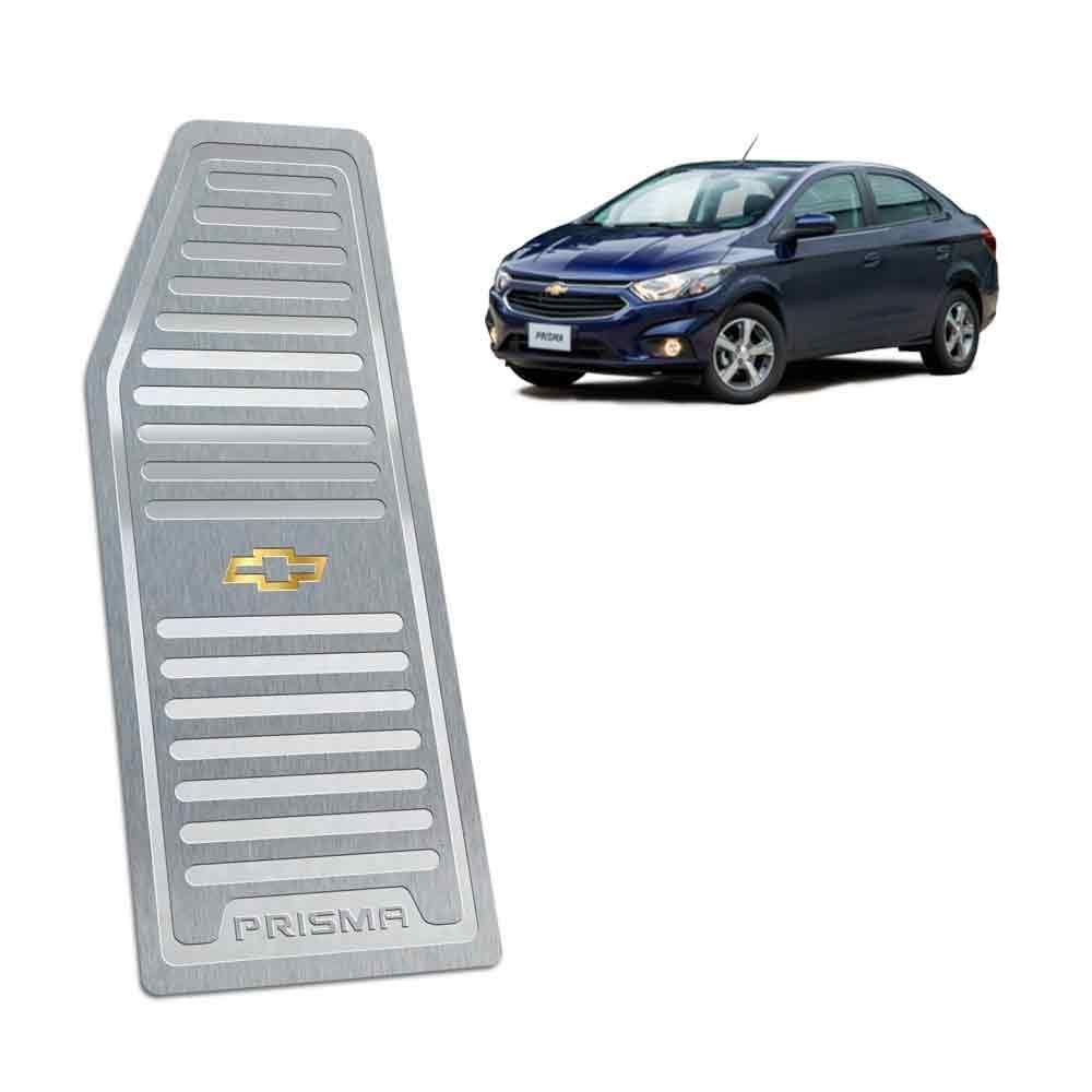 Descanso De Pé Chevrolet Prisma 2013 Até 2019 Aço Inox