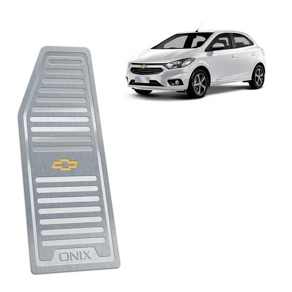 Descanso De Pé Chevrolet Onix Todos Os Modelos Aço Inox