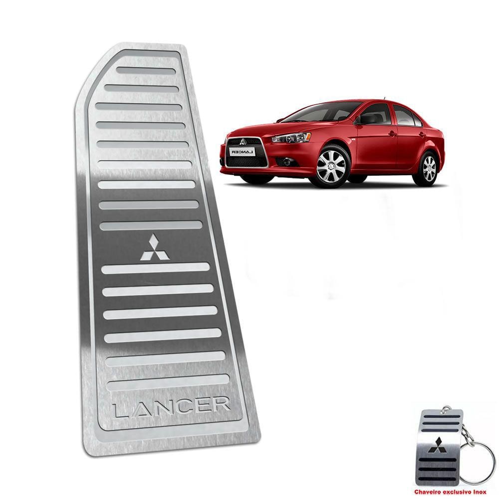 Descanso De Pé Mitsubishi Lancer 2007 Até 2019 Aço Inox
