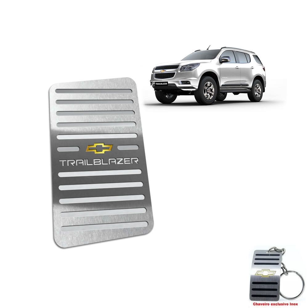 Descanso De Pé Chevrolet Trailblazer 100% Aço Inox
