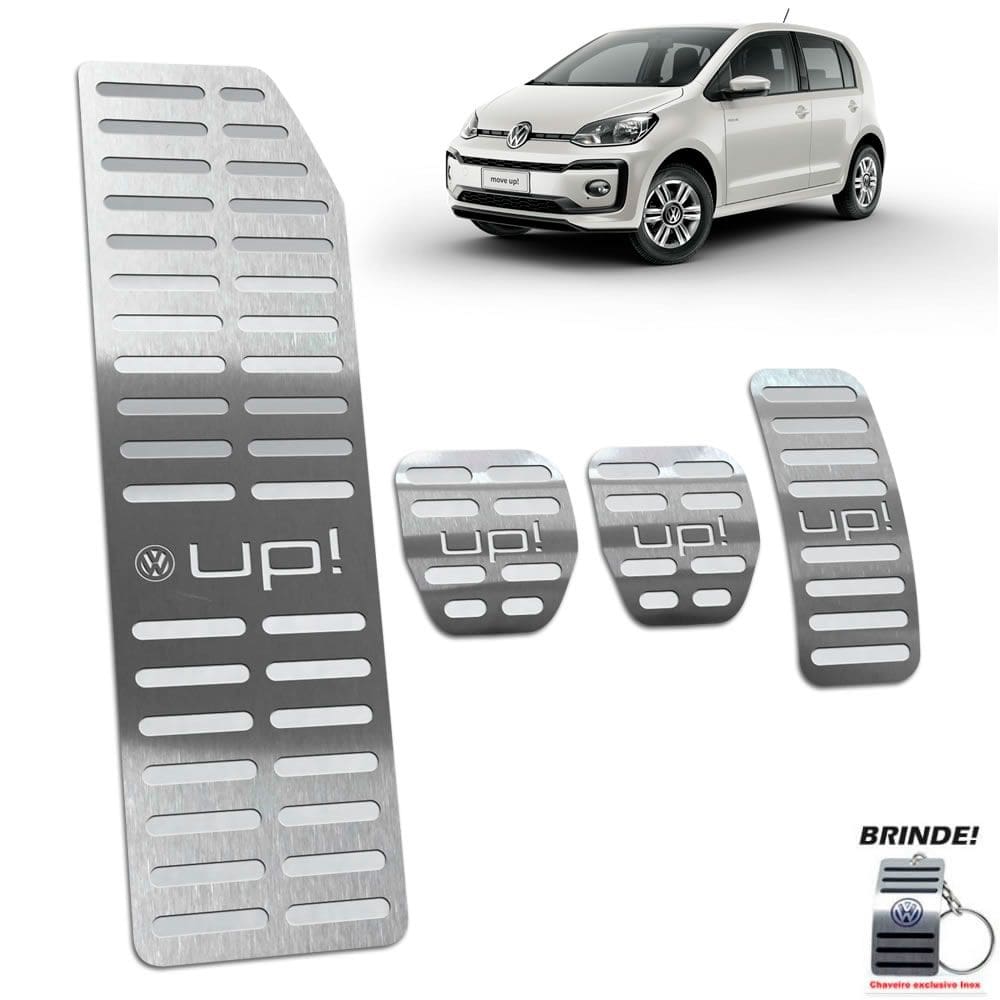 KIT PEDALEIRA + DESCANSO UP 2014 a 2020 MANUAL PRATA