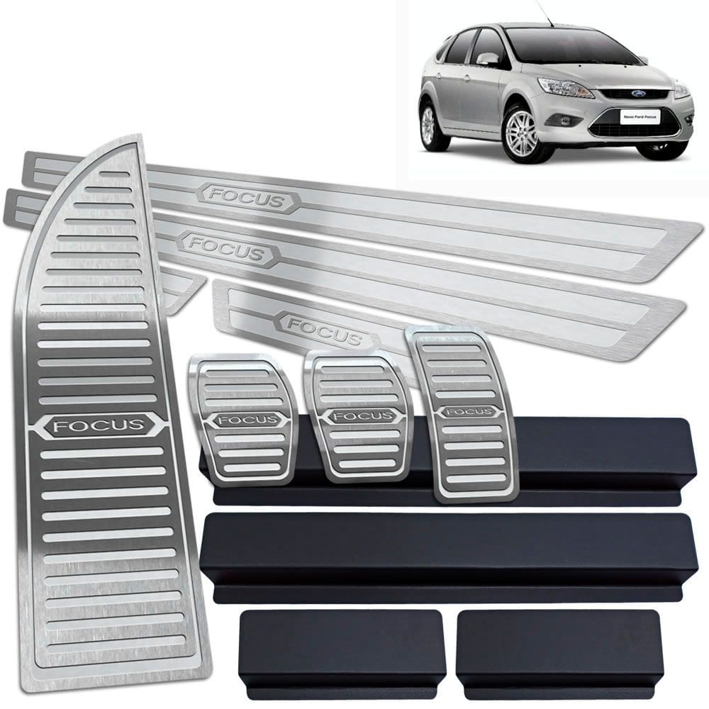 Soleira + Pedaleira + Descanso Ford Focus 2009 2013 Manual