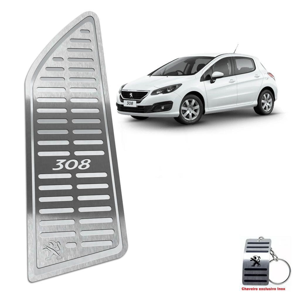 Descanso De Pé Peugeot 308 2011 Até 2019 Aço Inox