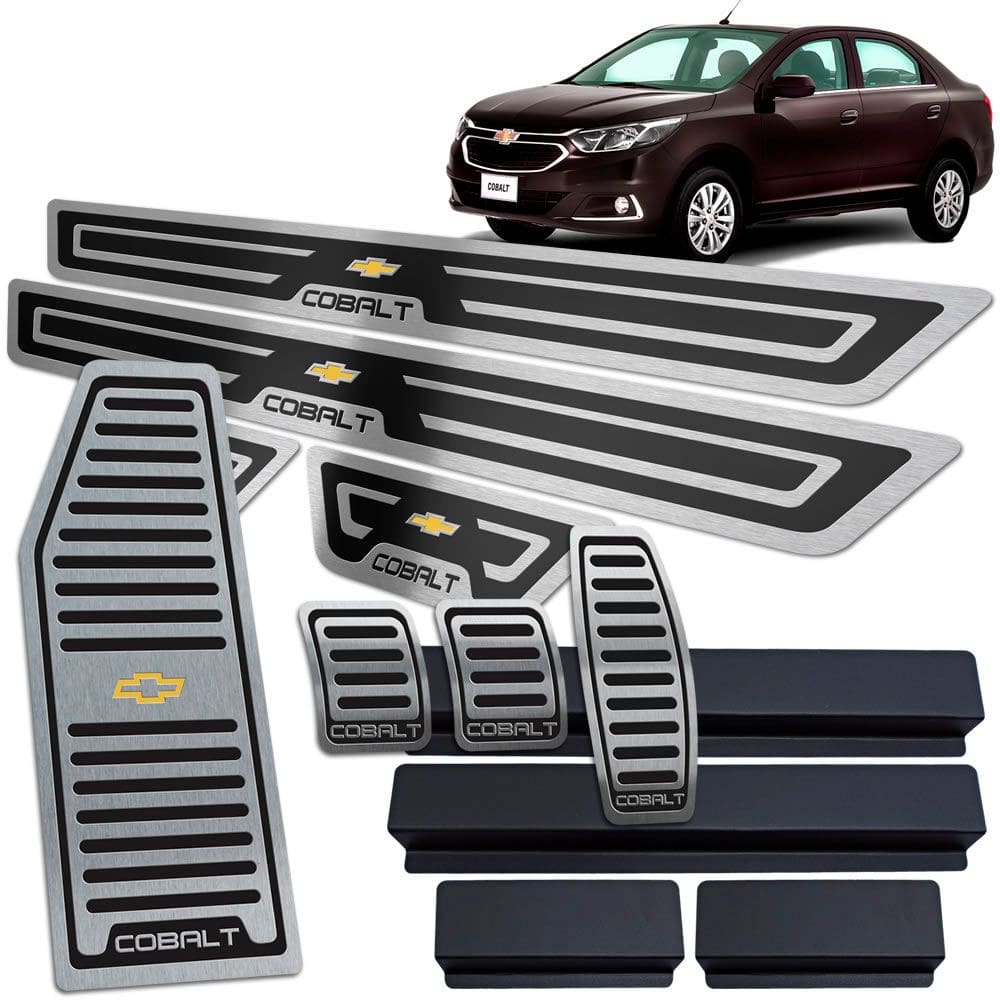 Descanso Soleira Pedaleira Manual Preto Chevrolet Cobalt