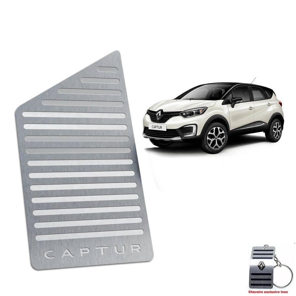 Descanso De Pé Renault Captur 2017 Até 2020 Aço Inox