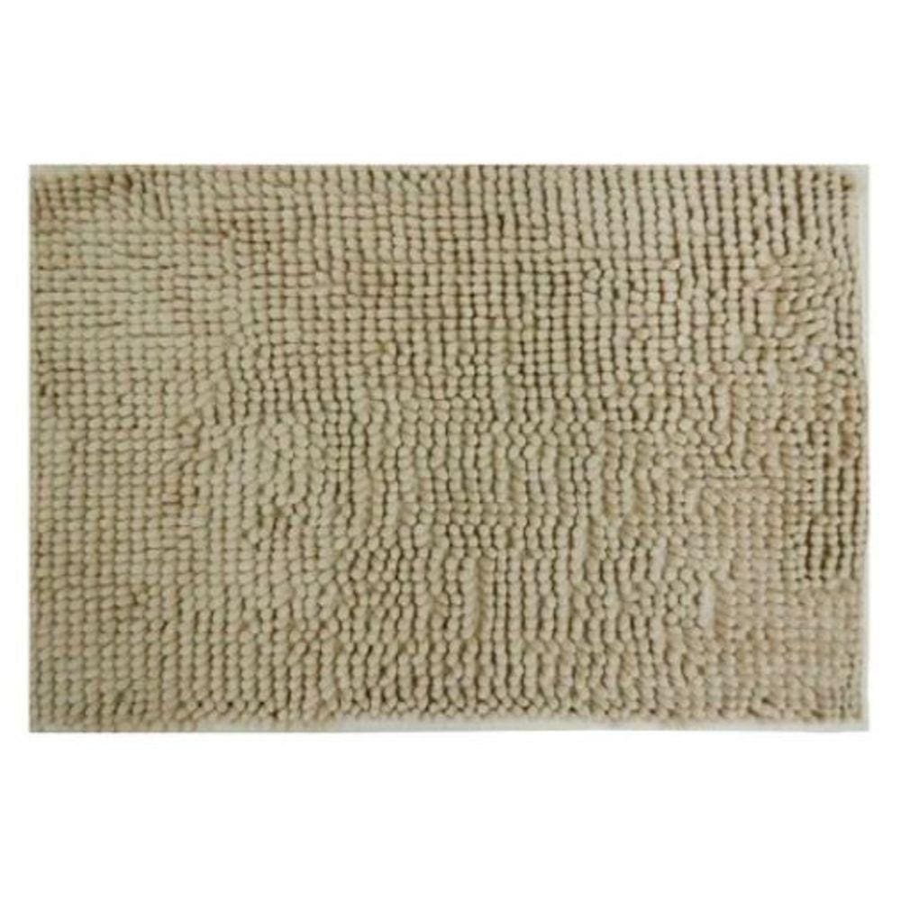 Tapete Popcorn 40x60cm - Base Antiderrapante - Bege - Appel