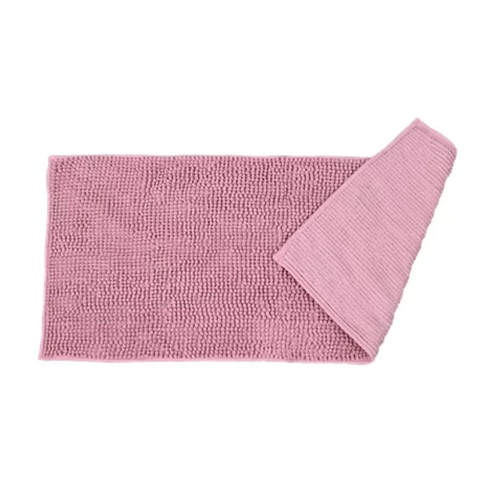 Tapete Popcorn 40x60cm - Base Antiderrapante - Rosa Claro - Appel