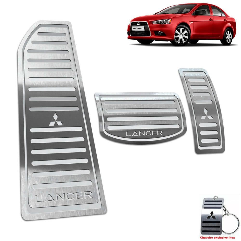 Pedaleira Com Descanso Lancer 2007/2019 Automático Prata