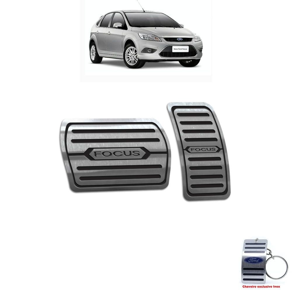 Pedaleira Automático Ford Focus 2009 Até 2013 Preto