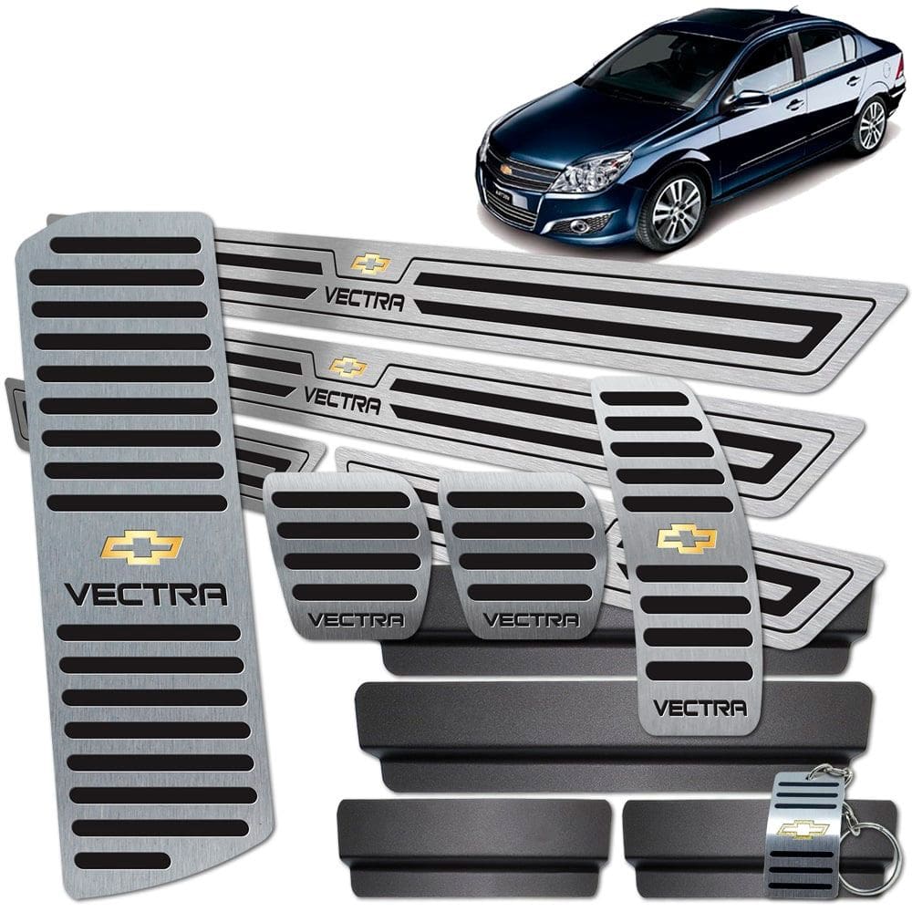 Descanso Pedaleira Manual Soleira Vectra 2006 A 11 Preto