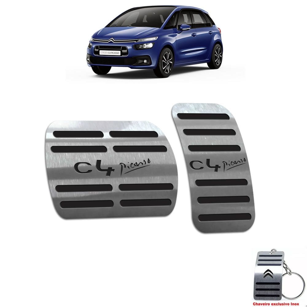 Pedaleira Automático Preto Citroen C4 Picasso 2016 A 2019
