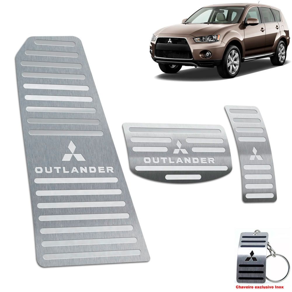 Pedaleira + Descanso Outlander 2008 Até 13 Automático Prata