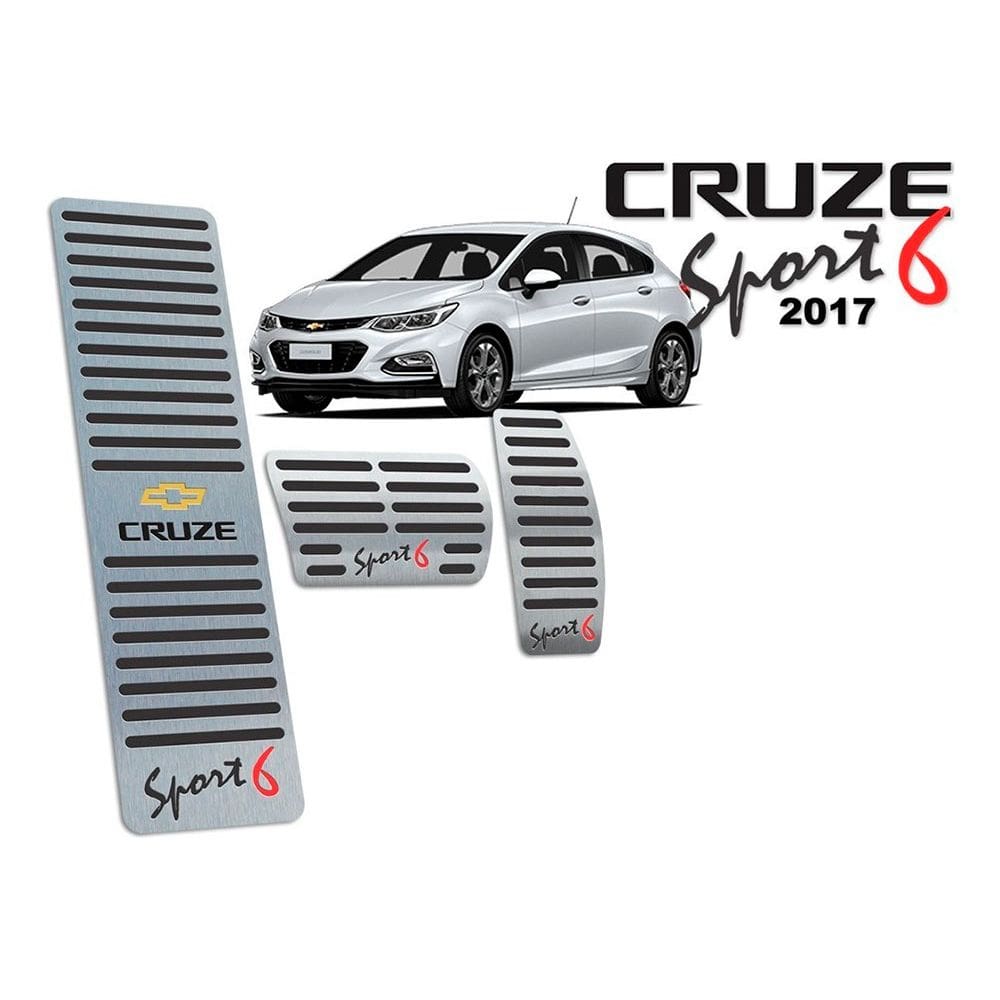 Descanso De Pé + Pedaleira Cruze Sport6 2017 A 2020 Preto
