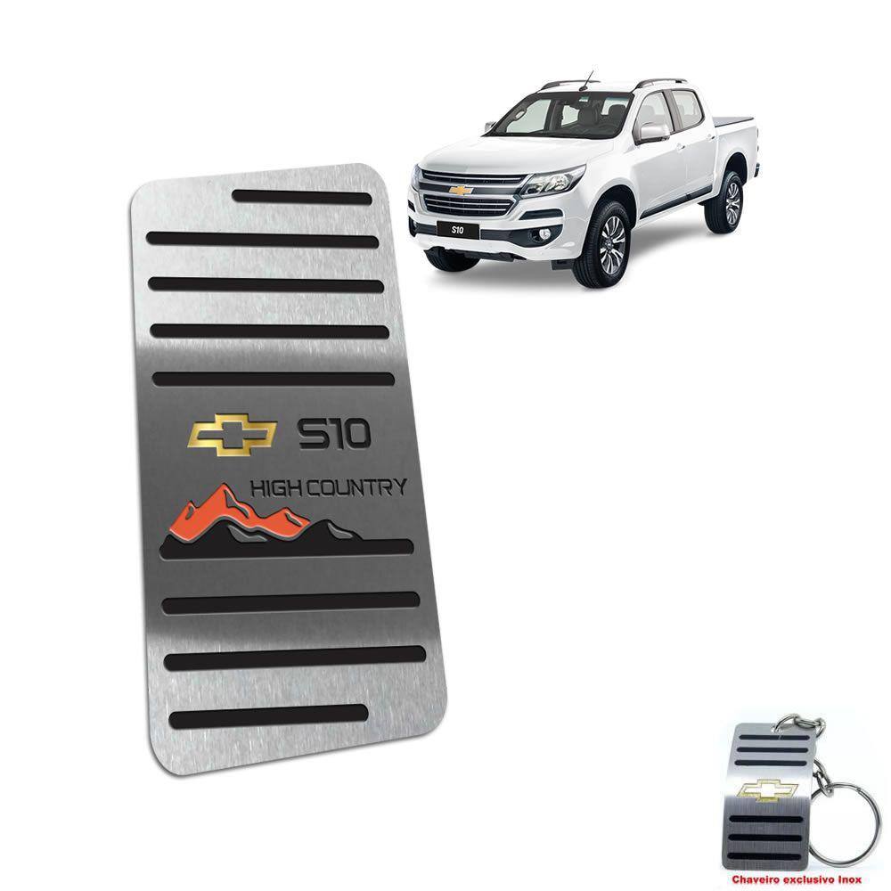 Descanso De Pé Chevrolet S10 High Country 2016 A 2021 Preto